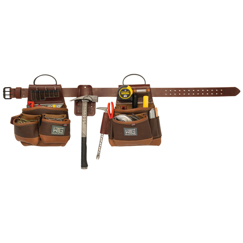 Leather Framer Tool Belt L/XL Brown