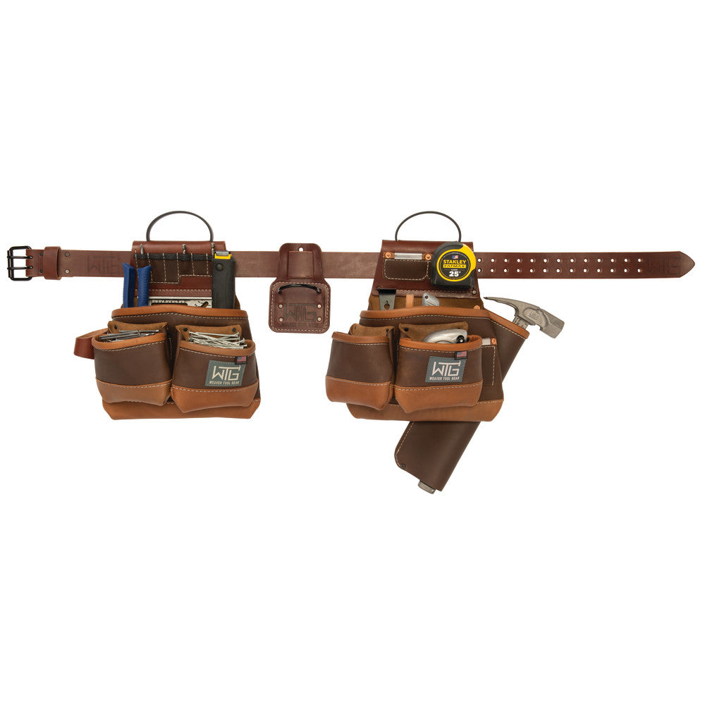 Leather Roofer Tool Belt M/L Brown