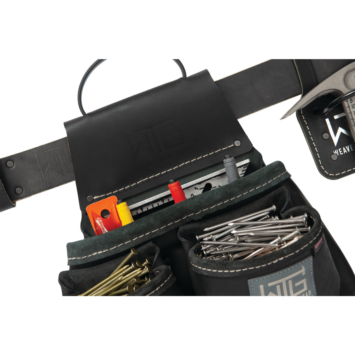 Leather Classic Framer Tool Belt, tools