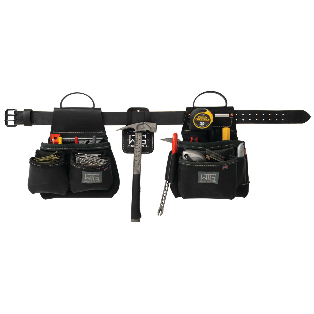 Leather Classic Framer Tool Belt, w/tools