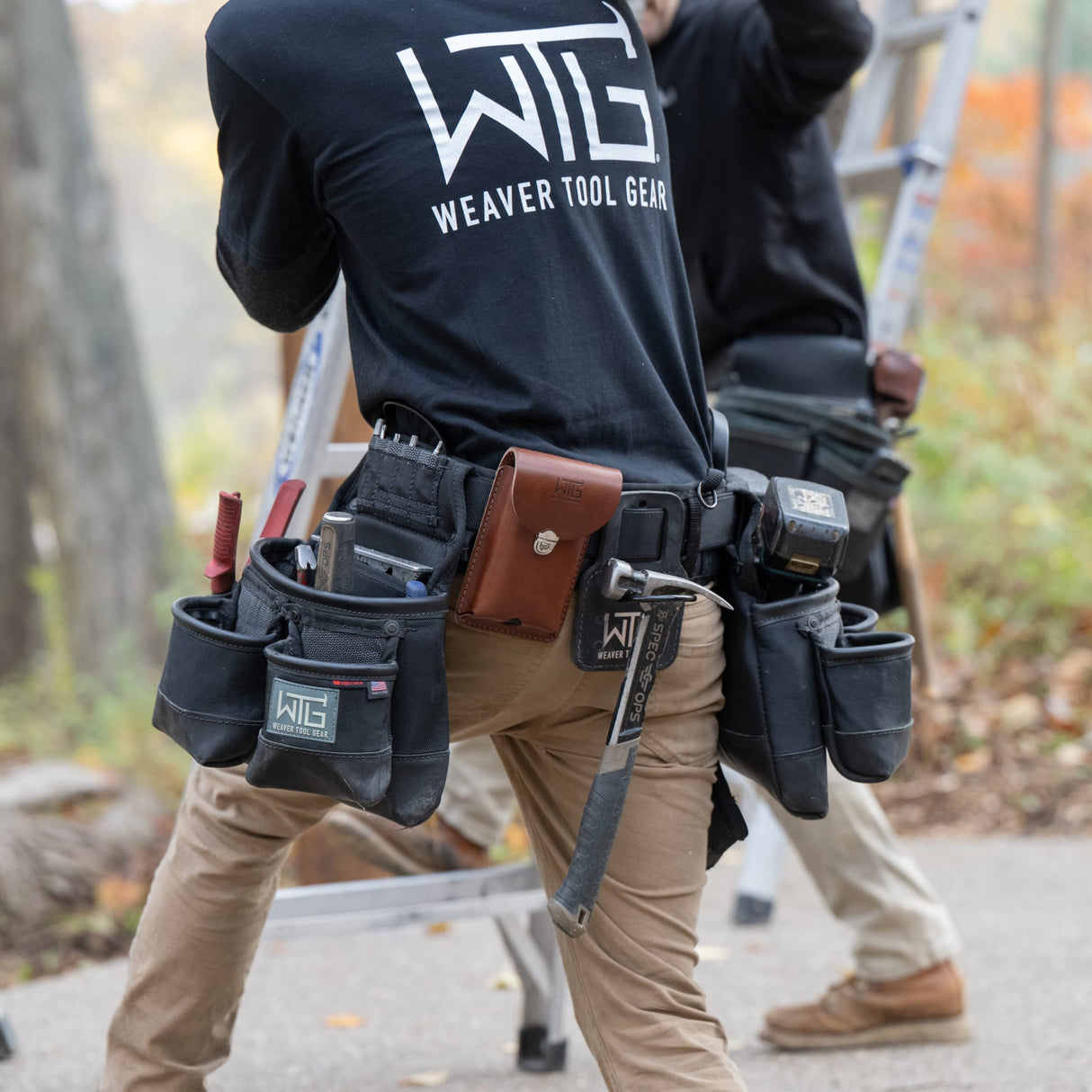 Leather Clip-On Cell Phone Holder