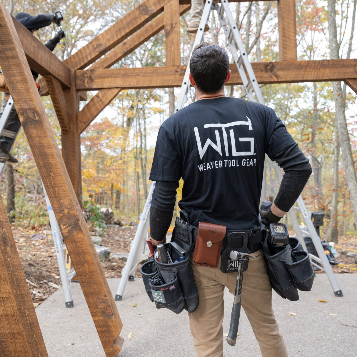 Leather Clip-On Cell Phone Holder