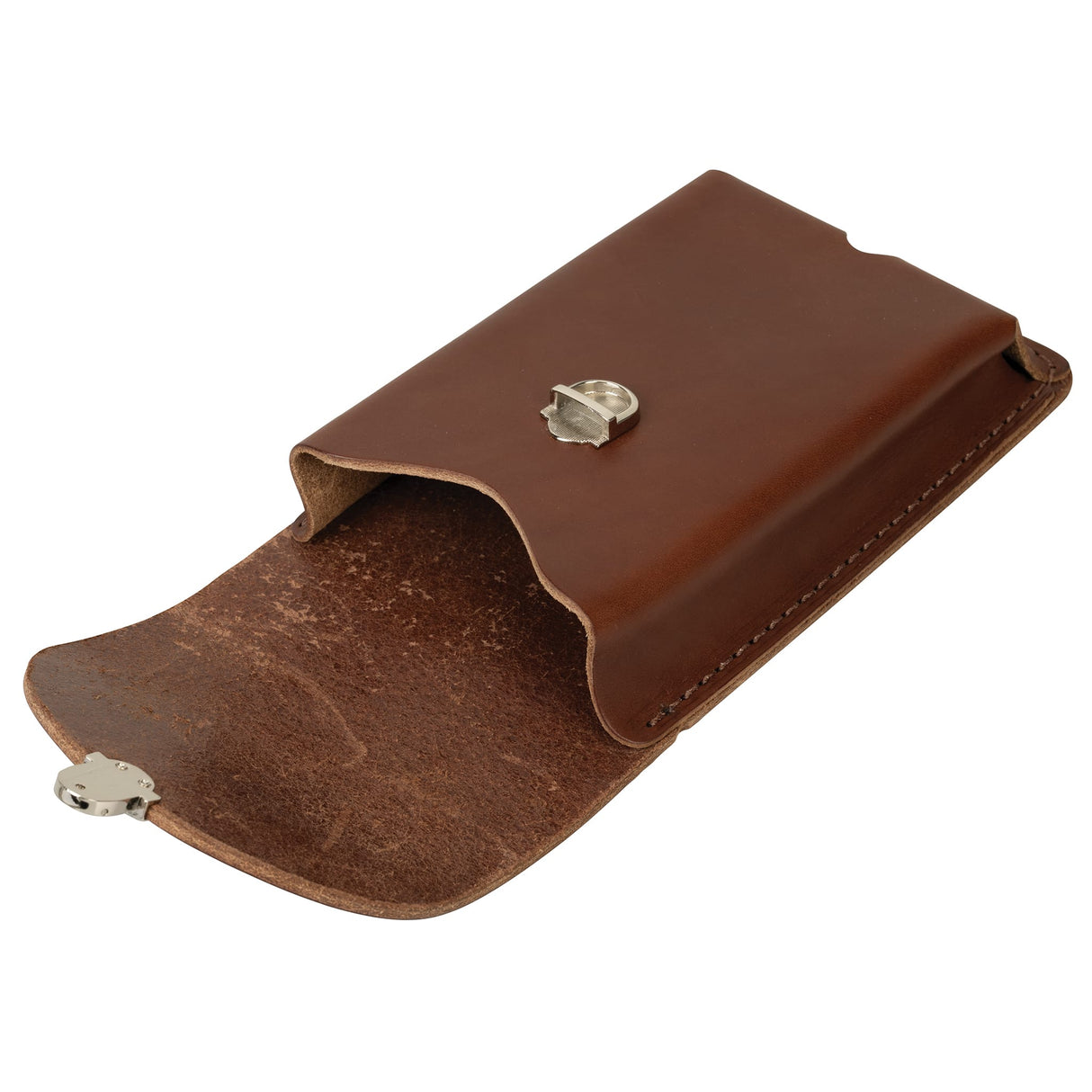 Leather Clip-On Cell Phone Holder