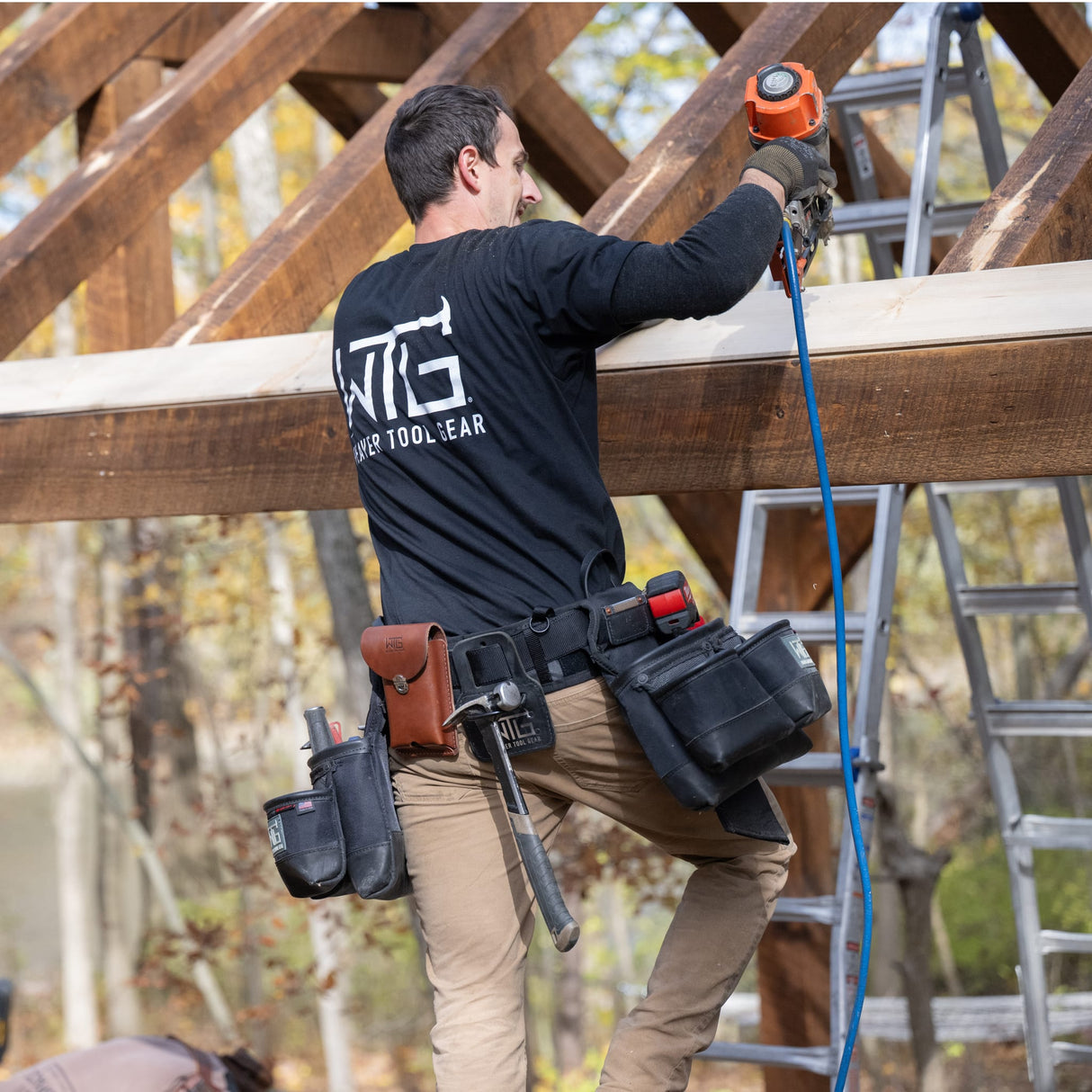 Leather Clip-On Cell Phone Holder