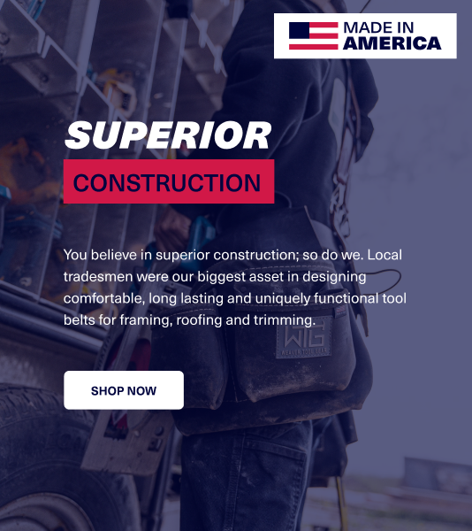 Weaver tool gear provides tool belts made with superior construction in mind.