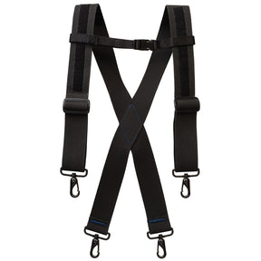 2" Elastic Suspenders, Black 