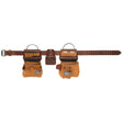 Leather Super Trimmer Tool Belt S/M Brown
