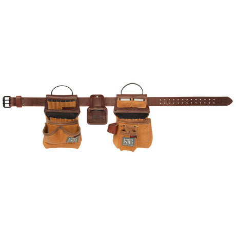 Leather Super Trimmer Tool Belt S/M Brown