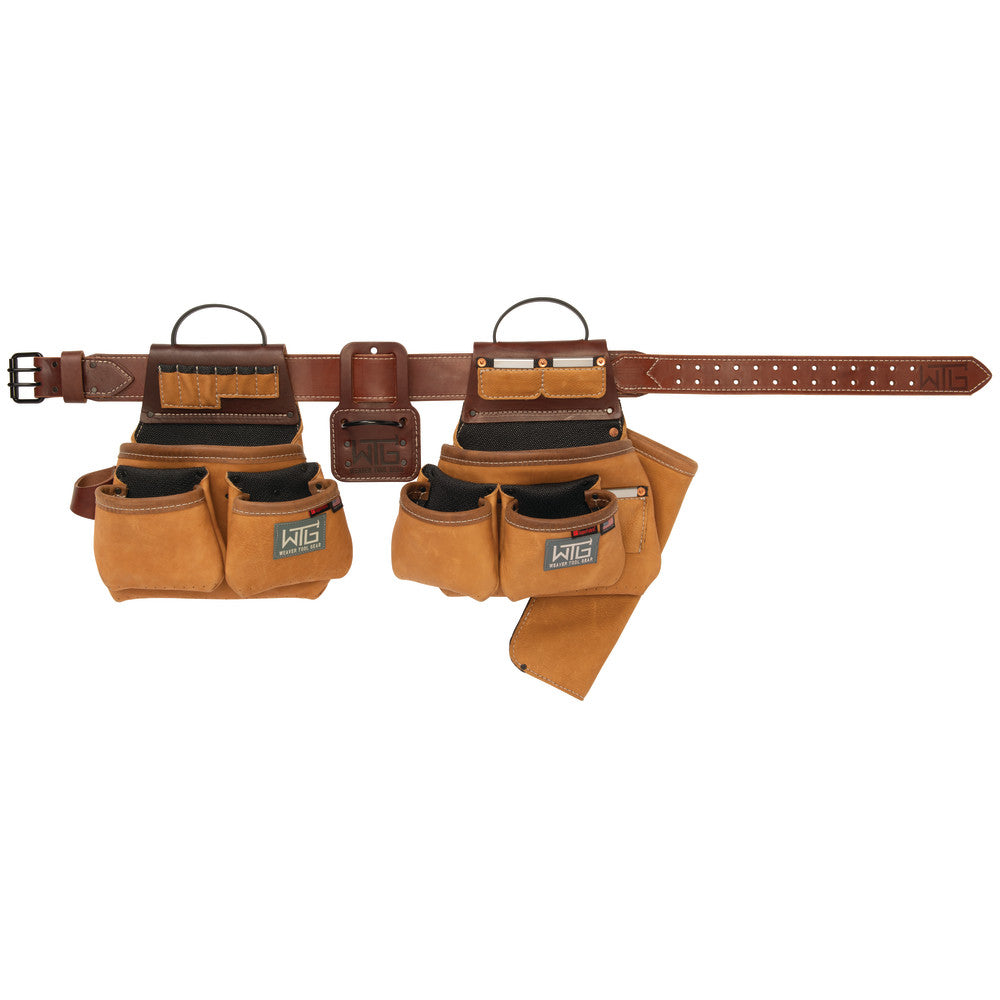 Leather Super Roofer Tool Belt S/M Brown