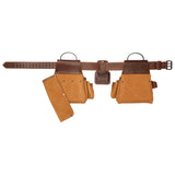 Leather Super Roofer Tool Belt M/L Brown