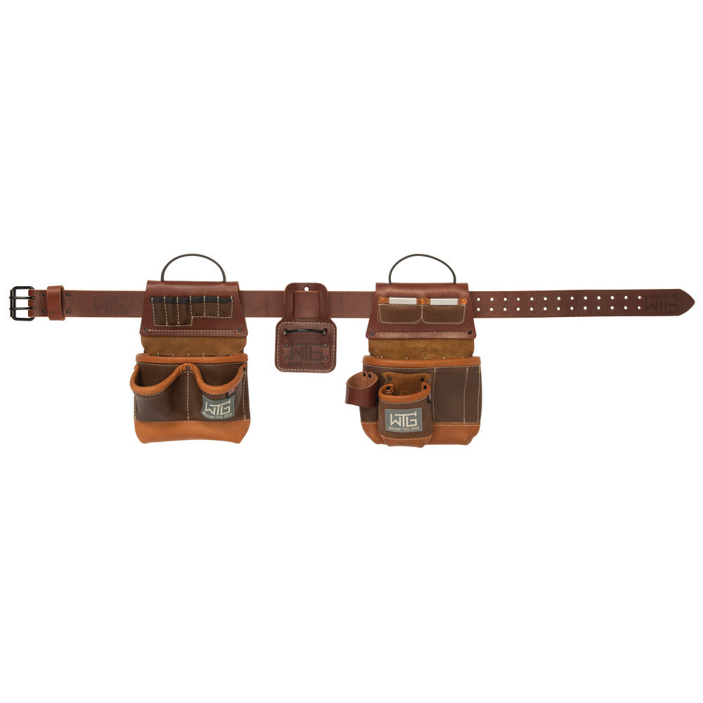 Leather Trimmer Tool Belt S/M Brown