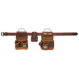 Leather Trimmer Tool Belt S/M Brown