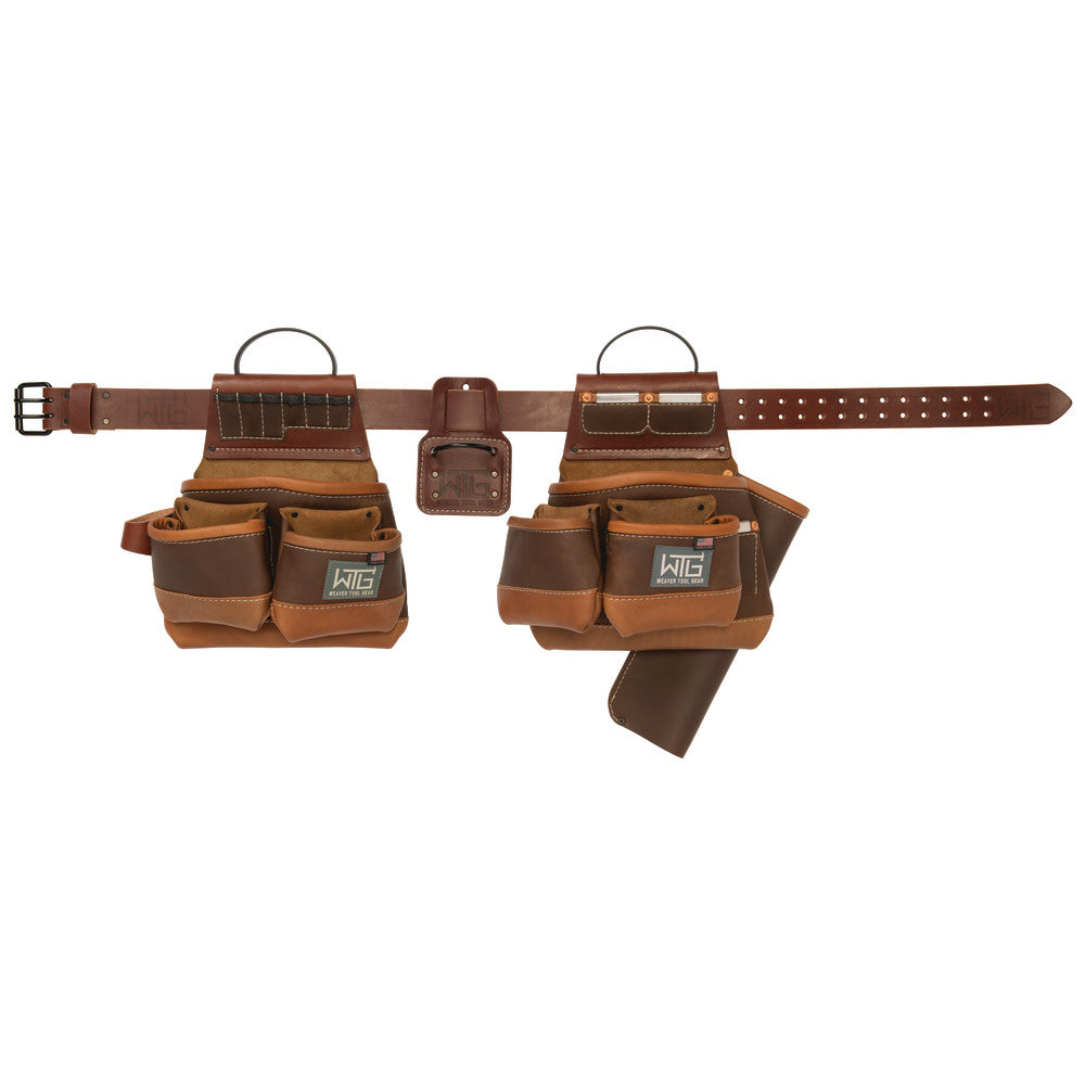 Leather Roofer Tool Belt L/XL Brown