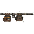 Leather Electrician Tool Belt S/M Brown